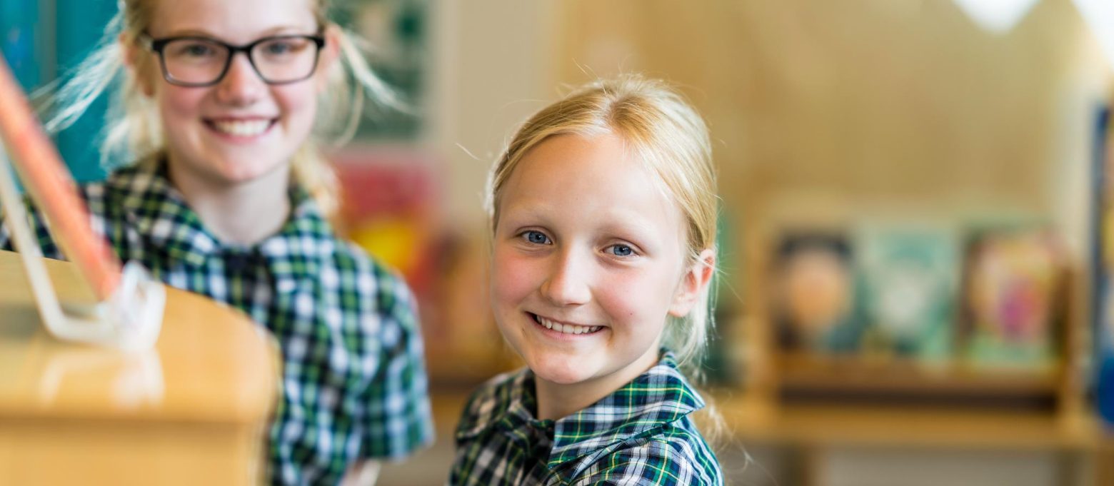 girl smiling