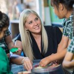 students and their teacher