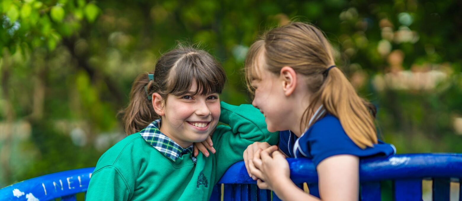 girls having a chat