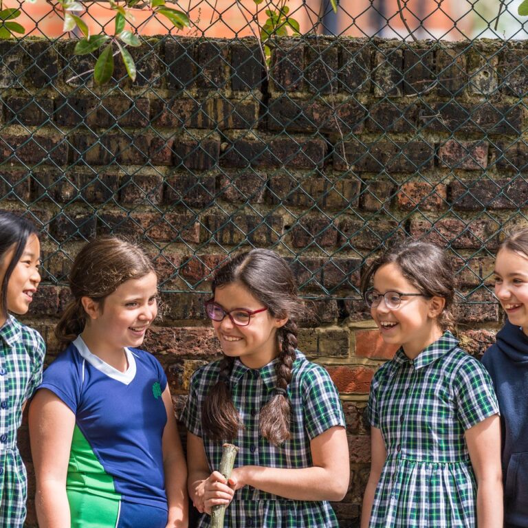 group of school girls